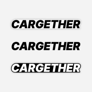 Naklejka CARGETHER - LOGO | 24x180mm